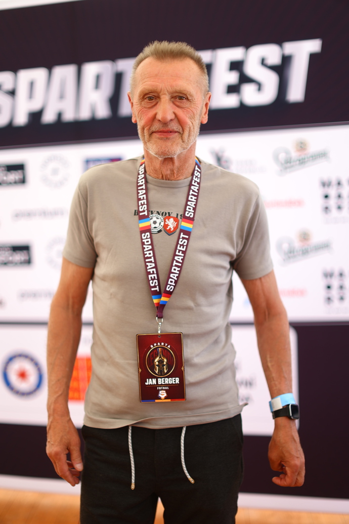 Jan Berger na Spartafestu.
