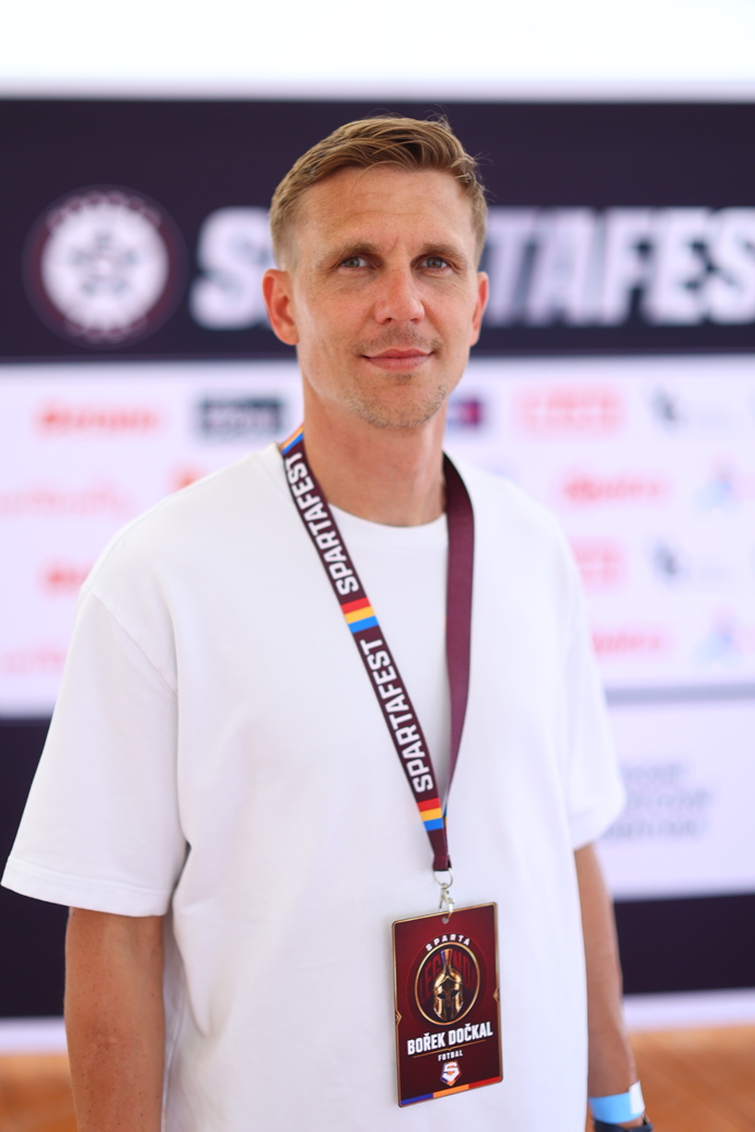 Bořek Dočkal na Spartafestu.