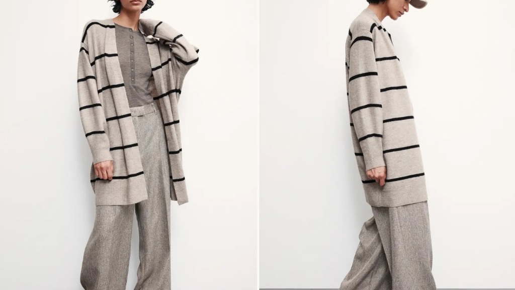 Dlouhý propínací svetr, H&M, 479 Kč
Dlouhý propínací svetr, H&M, 479 Kč