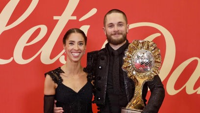 FOTO: Matyáš Adamec a Zuzana Porubjaková slaví úspěch.