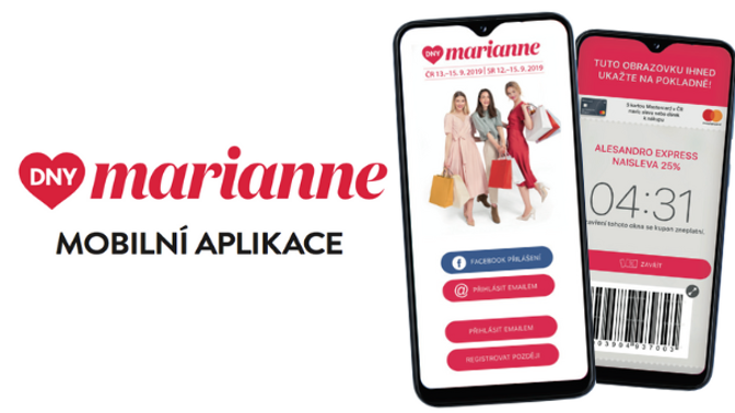 Už máte staženou aplikaci Dny Marianne? 