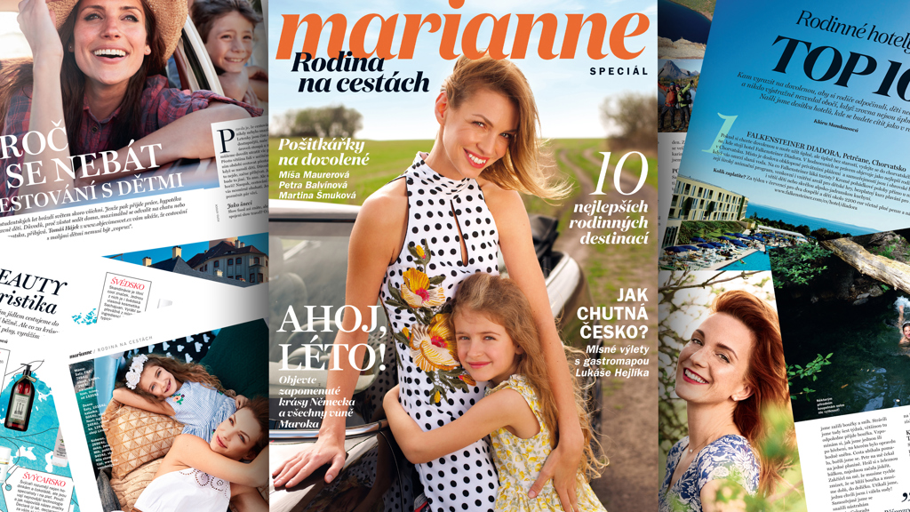 Speciál Marianne "Rodina na cestách" právě na stáncích