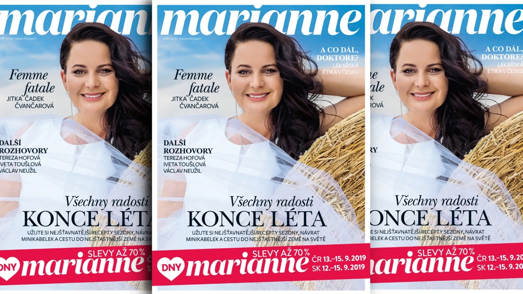 VYCHÁZÍ ZÁŘIJOVÁ MARIANNE SE SLEVOVÝMI KUPONKY
