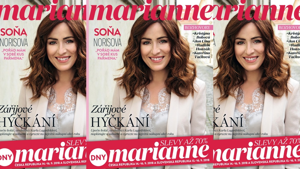 NEJVĚTŠÍ ČÍSLO ROKU JE TU! VYCHÁZÍ ZÁŘIJOVÁ MARIANNE