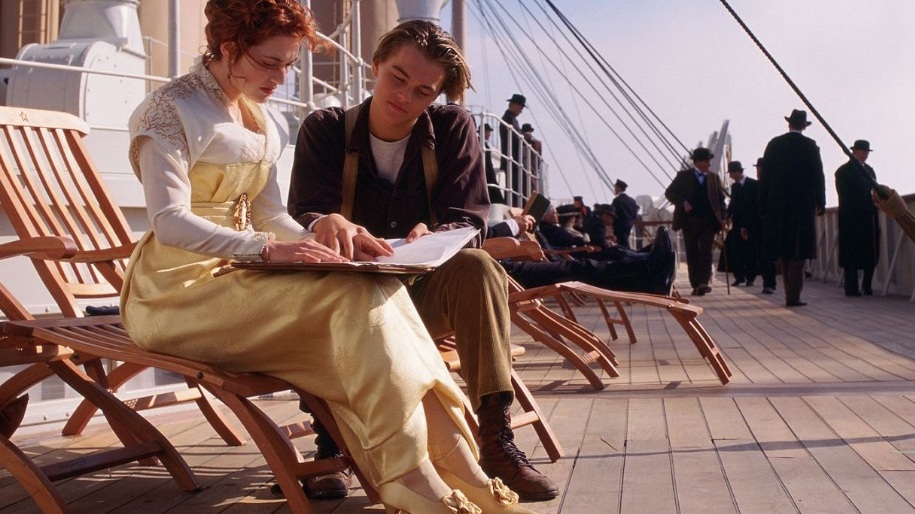 Titanic od Jamese Camerona je považován za jeden z nejromantičtějších filmů všech dob.