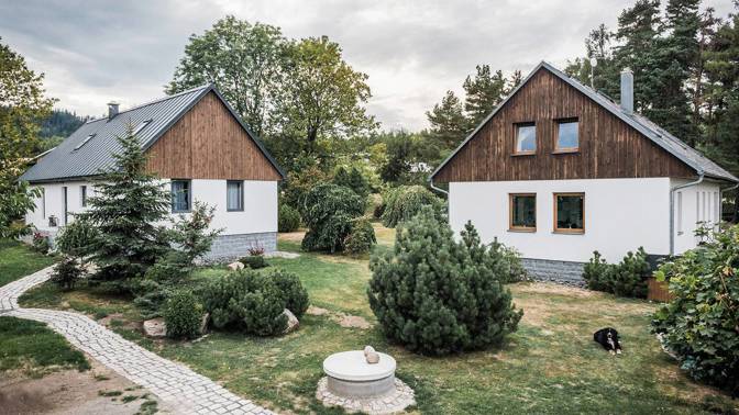 Vejminek moderní pojetí vesnického domu
