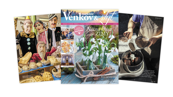 Únorové číslo Marianne Venkov a styl je tu! A prolínají ho témata záchrana, návrat, obnova...