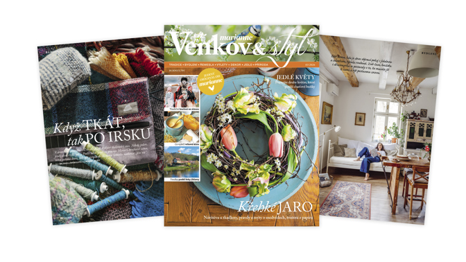 Březnové číslo Marianne Venkov & styl s jemným nádechem jara je tu pro vás! Stačí otevřít…