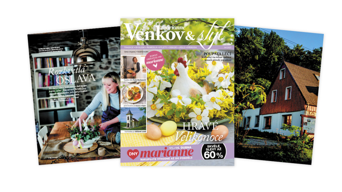 S číslem čtyři Marianne Venkov & styl, které právě vyšlo, přichází jaro a svátky velikonoční!
