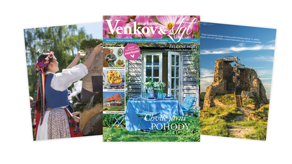 Právě „rozkvetlo“ májové číslo 5 Marianne Venkov & styl. Je plné vůní a výzev…