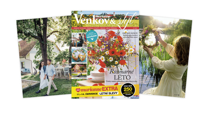 Šťastné číslo 7 Marianne Venkov & styl se otevírá... Červencový časopis už je tady!