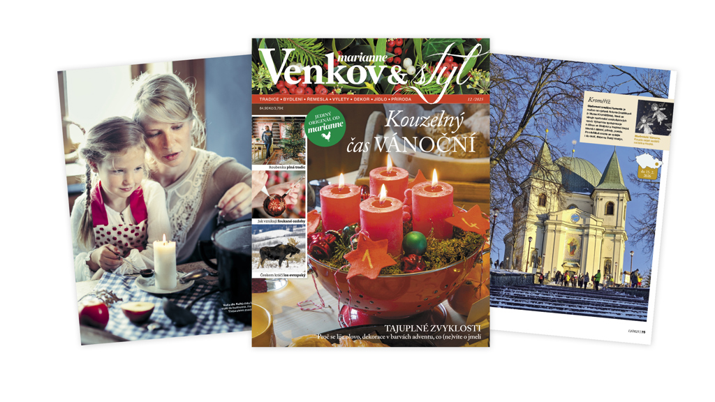 Slavnostní číslo 12 je k dispozici. Marianne Venkov & styl přeje všem svým lidem dobře vypečené vánočky…