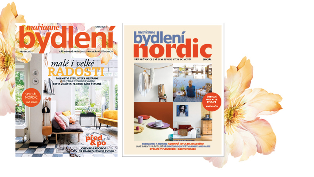 Vychází srpnové Marianne Bydlení a Nordic Speciál – 2 v 1! Vychází srpnové Marianne Bydlení a Nordic Speciál – 2 v 1!