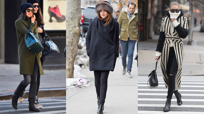 Outfity do chladného počasí? Celebrity vám poradí, jak na to