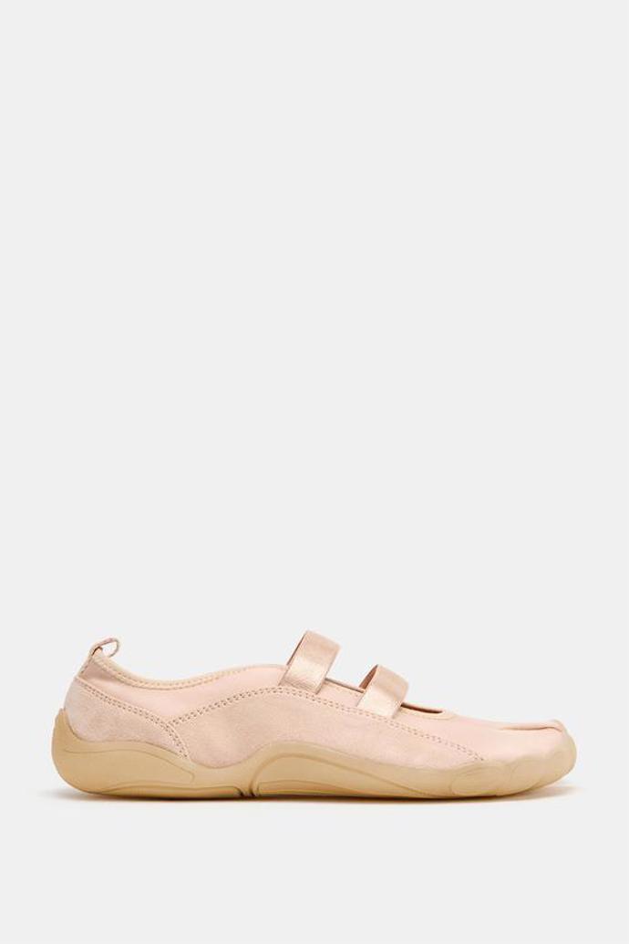 Baleríny s elastickými pásky, Zara, 1299 Kč