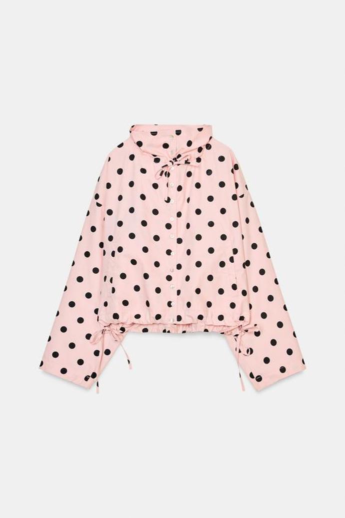 Bunda s puntíky, Zara, 849 Kč