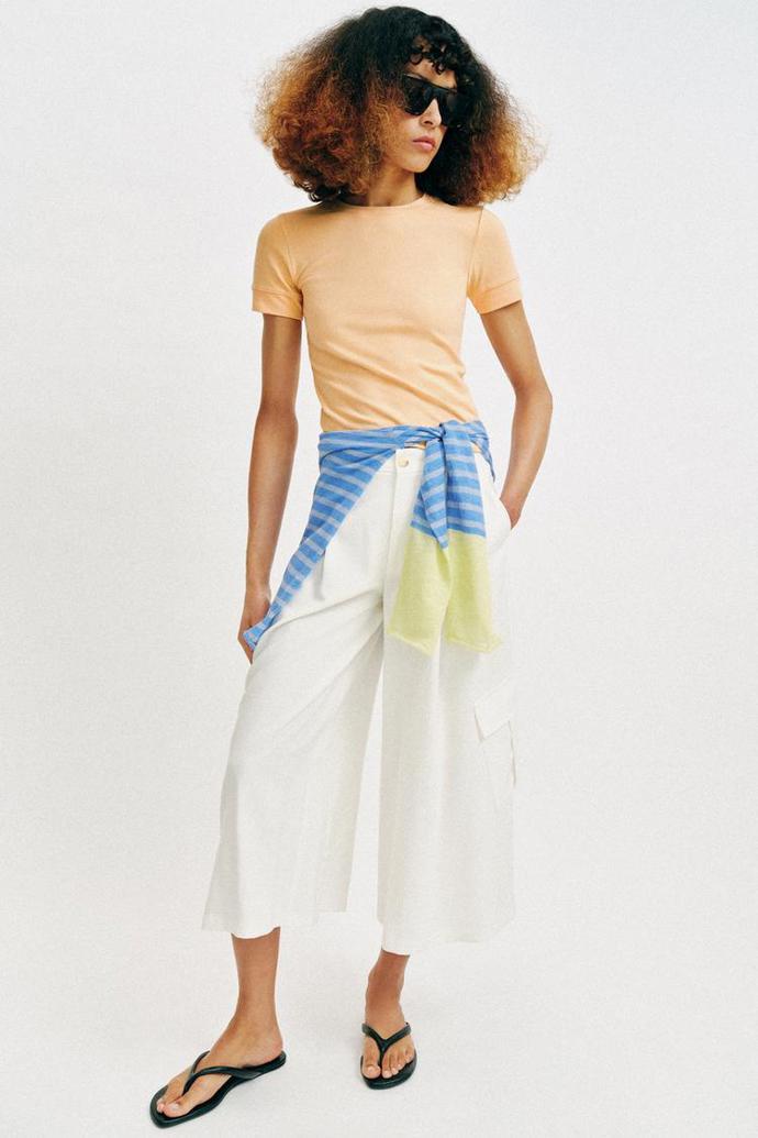 Dlouhé bermudy cargo, Zara, 799 Kč