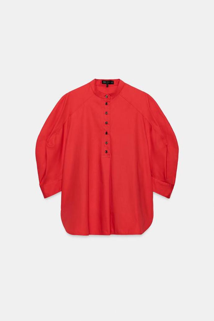 Košile s balonovými rukávy, Zara, 849 Kč
