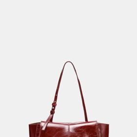 Mini kožená kabelka shopper s dvojitou kapsou, Zara, 2999 Kč
