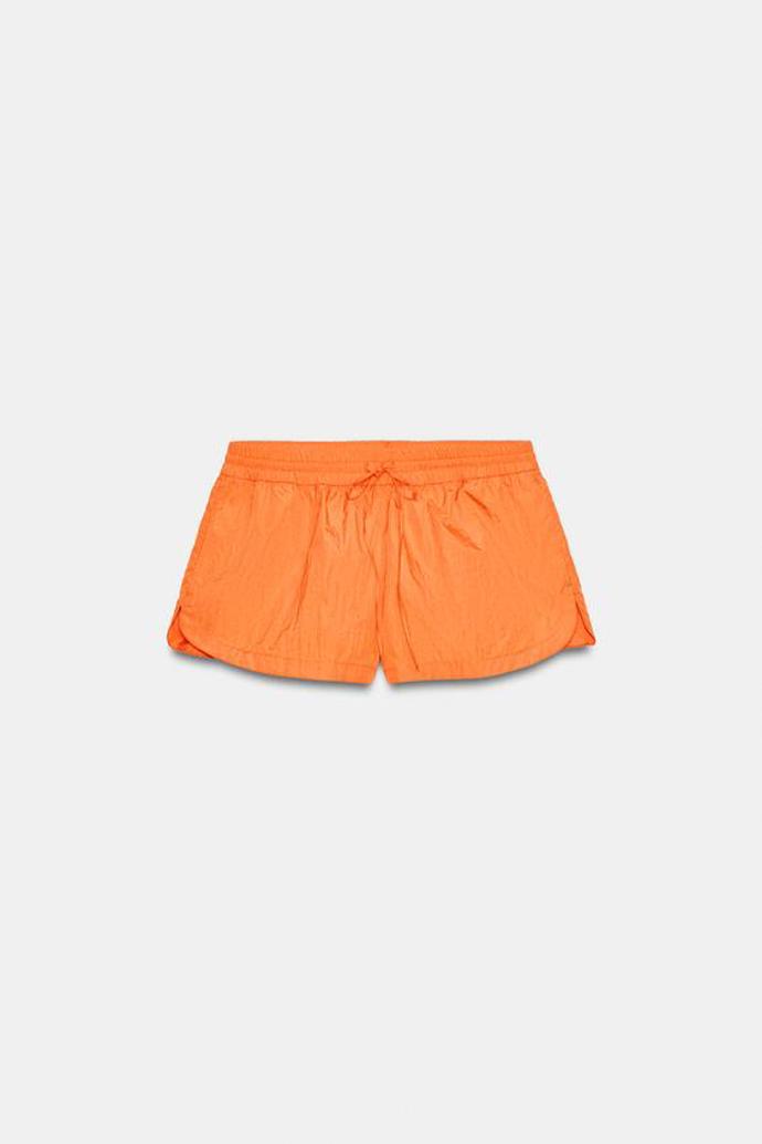 Nylonové šortky se šňůrkou, Zara, 549 Kč
