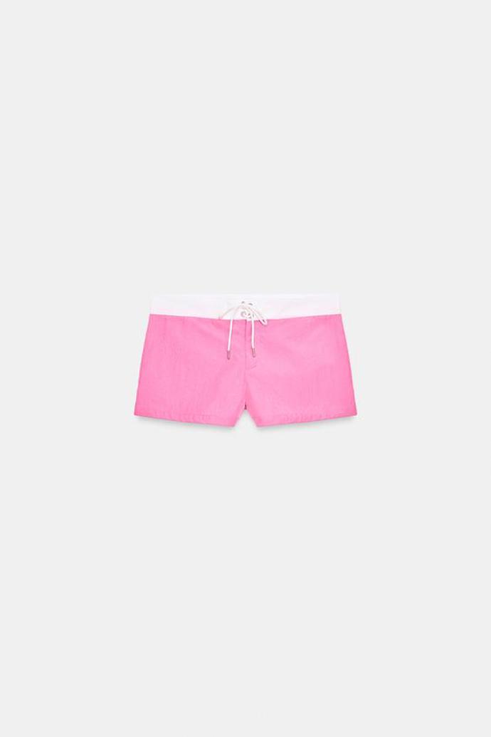 Nylonové šortky se šňůrkou, Zara, 649 Kč