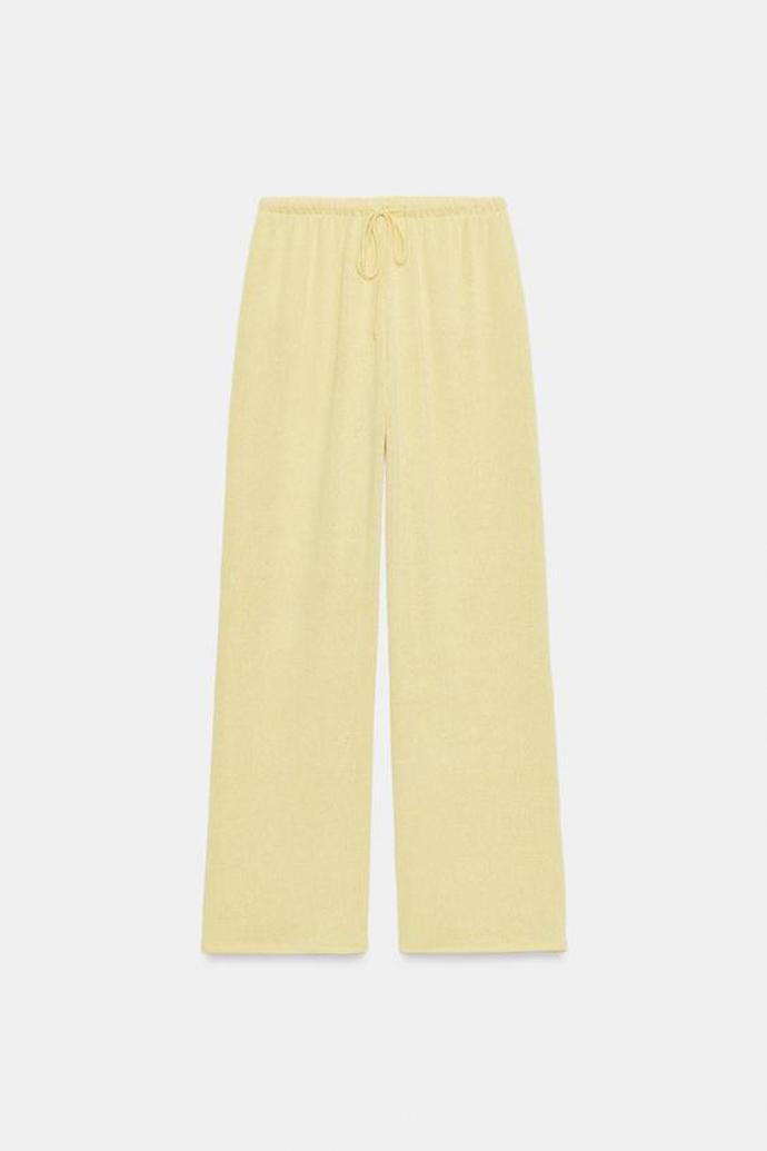 Rusitkální kalhoty s širokými nohavicemi, Zara, 549 Kč