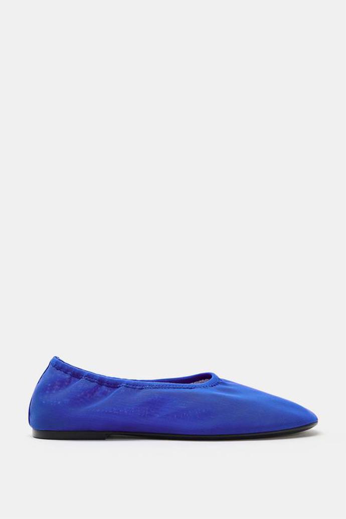 Síťované baleríny, Zara, 799 Kč