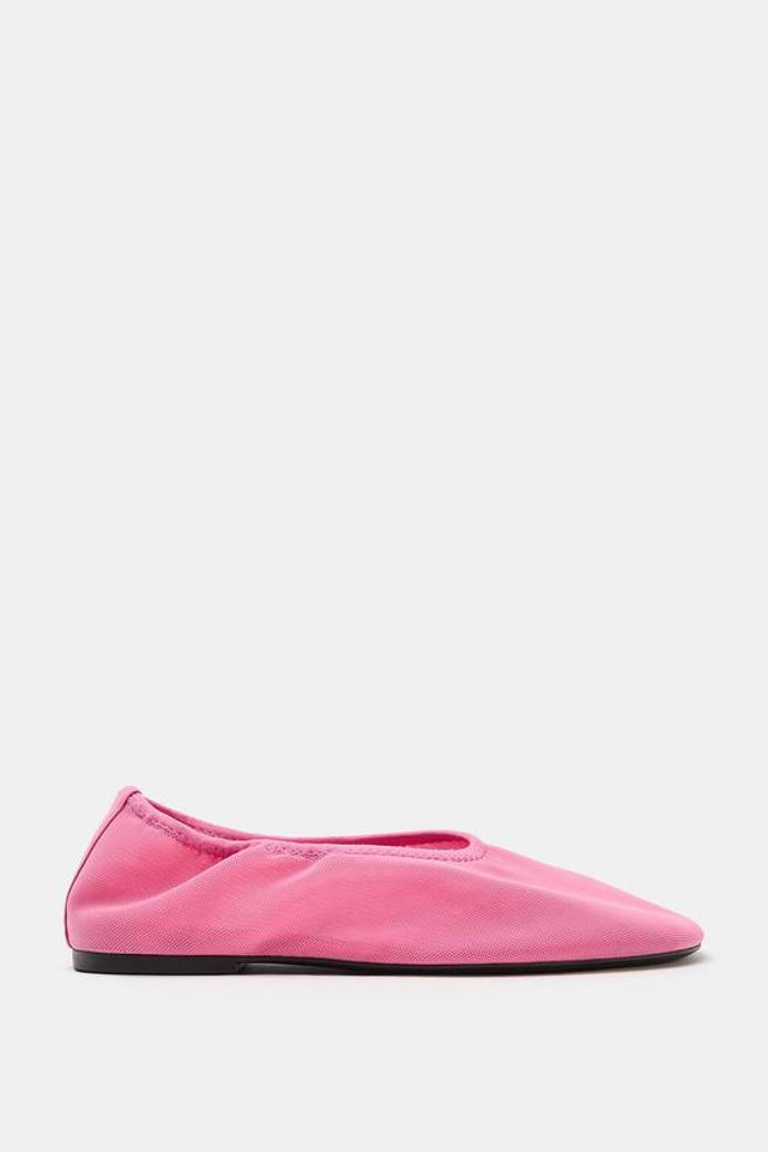Síťované baleríny, Zara, 799 Kč