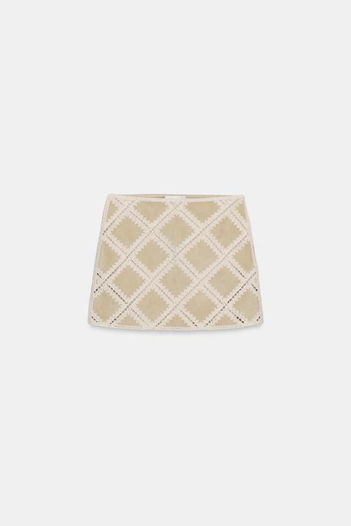 Sukně s háčkováním, Zara, 799 Kč