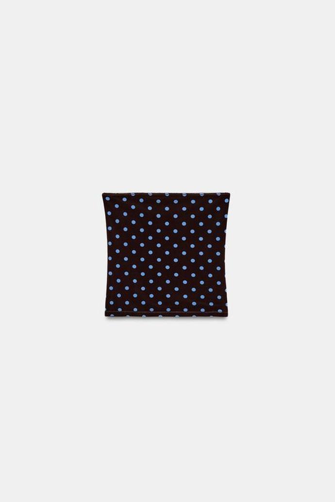 Top bandeau s puntíky, Zara, 399 Kč