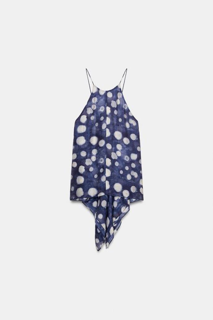 Top s puntíky, Zara, 849 Kč