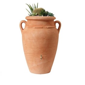 Zásobník na dešťovou vodu Amphora 360 l s květináčem, 11 690 Kč, Dešťovka.eu Zásobník na dešťovou vodu Amphora 360 l s květináčem, 11 690 Kč, Dešťovka.eu