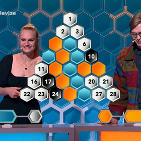 Iva Pazderková a Jan Špaček v AZ-kvízu.