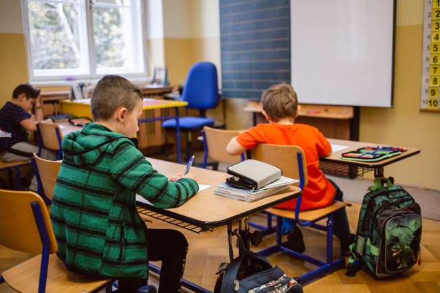 Děti během pobytu v léčebně Olivovna navštěvují místní vzdělávání