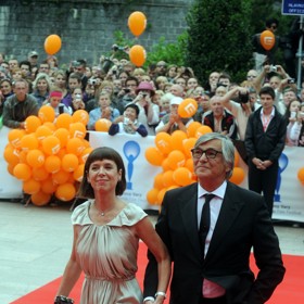 Opakovaně byli označování za nejlépe oblečený pár festivalu. Fotka z roku 2011