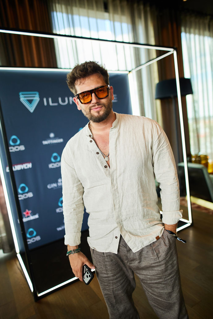 Jan Kopečný na Iluminate party.