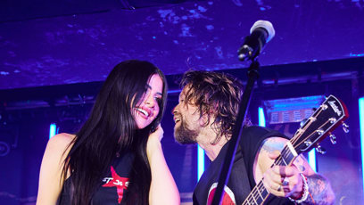 FOTO: Richard Krajčo a Dominique Alagia během svého vystoupení.