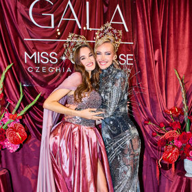 Miss Universe Česko Slovensko za rok 2025 Michaela Tomanová a Viktória Güllová.