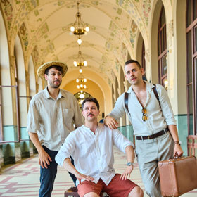 Trio z cestopisu Čekuj Česko. 