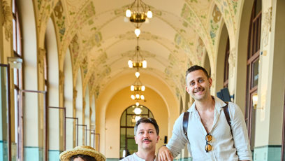 FOTO: Zábavné trio Ondřej Kubina, Alex Kolva a Vincent Navrátil.