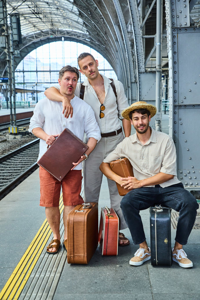 Alex Kolva, Vincent Navrátil a Ondřej Kubina. 
