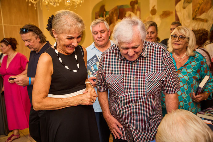 Václav Ševčík po boku Jaroslavy Frankové jen září.