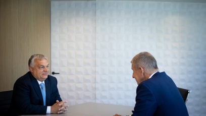 FOTO: Andrej Babiš se v Bruselu setkal také s bývalým maďarským premiérem Viktorem Orbánem. O setkání se však nikde nezmínil.