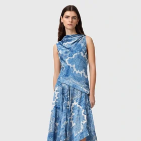 Asymetrické šaty AllSaints, 8 850 Kč, prodává Zalando Asymetrické šaty AllSaints, 8 850 Kč, prodává Zalando