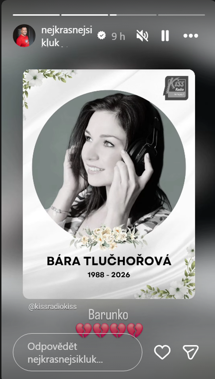 Michal Kavalčík zavzpomínal na Báru Tlučhořovou.