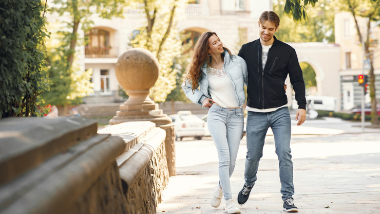 láska, pár, jaro