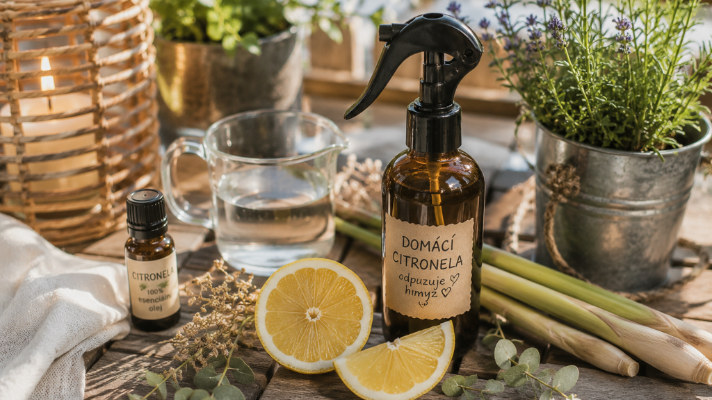 Domácí citronela za pár minut: Voňavý trik, díky kterému si letní večery užijete bez otravných komárů Domácí citronela za pár minut: Voňavý trik, díky kterému si letní večery užijete bez komárů