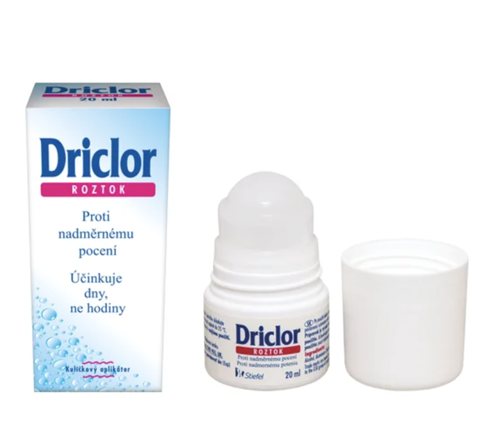 Driclor, 299 Kč, prodává Dr. Max