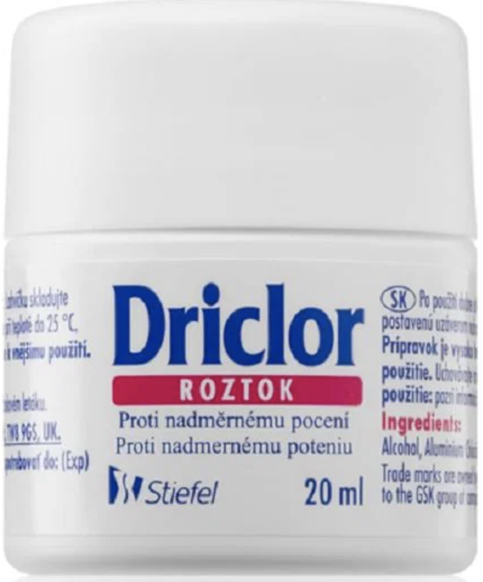 Driclor, 359 Kč, prodává Alza