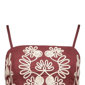 Crop top s výšivkou, F&F, 449 Kč